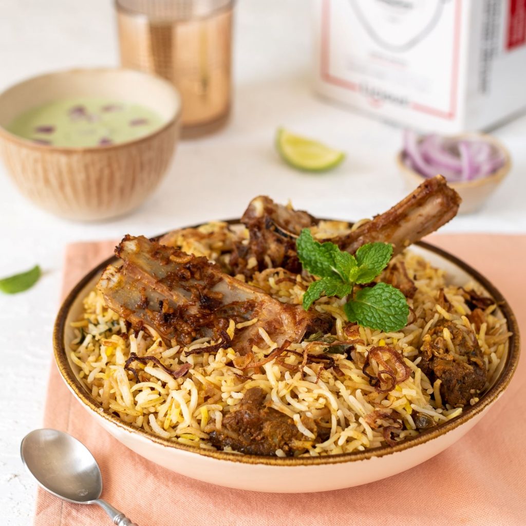 Authentic Mughlai Mutton Biryani